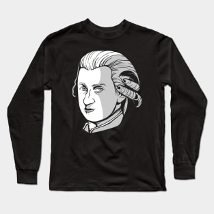 Mozart Portrait Long Sleeve T-Shirt